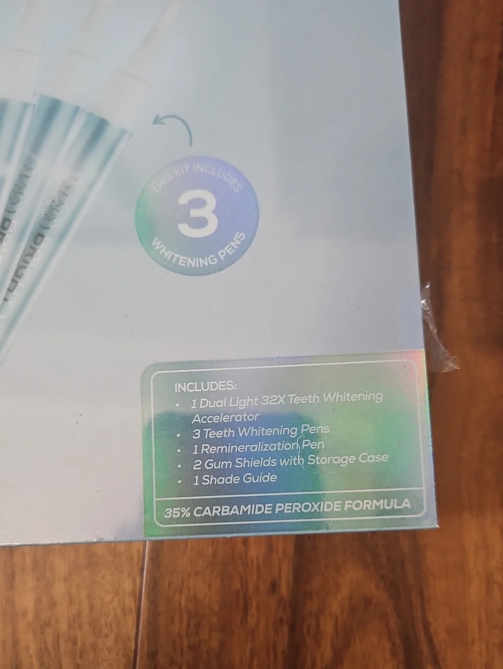 Bright White Teeth Whitening Kit - 2 Pack Pens And Whitening Powder